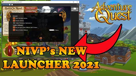 adventure quest launcher.